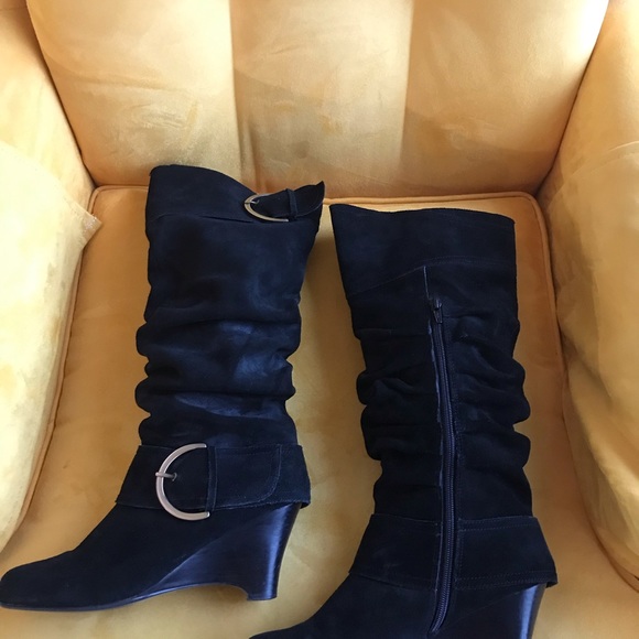 Naughty Monkey Suade Boots - Picture 2 of 3